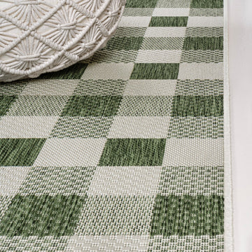Darcy Traditional Geometric Bold Gingham Area Rug